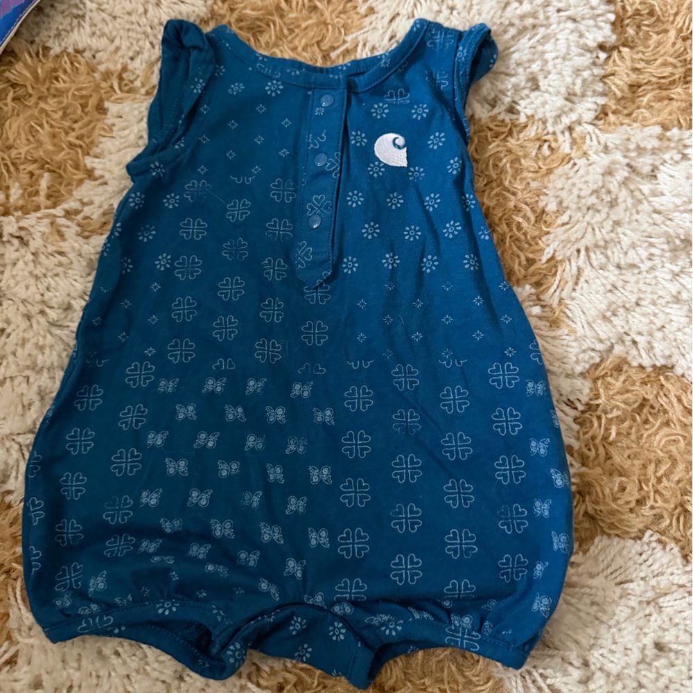 Carhartt Navy Baby Romper